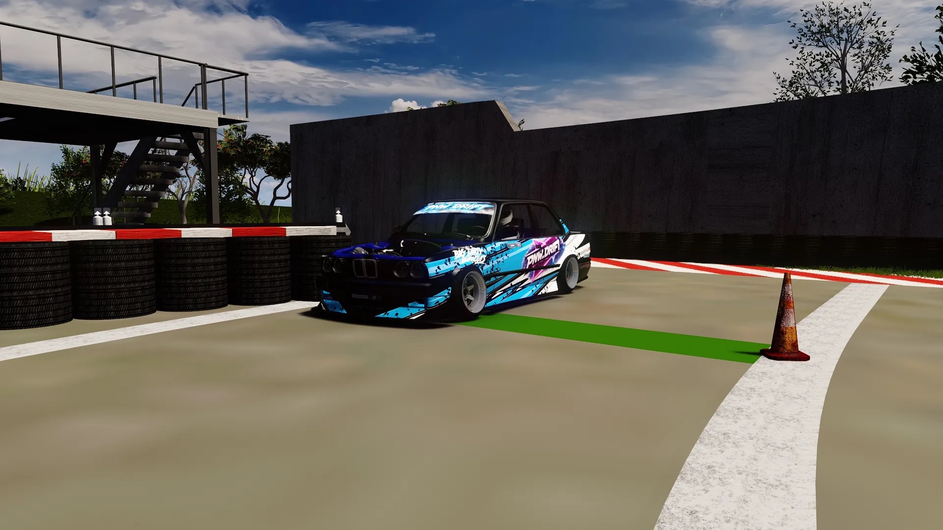 Exclusive Okinawa Multifield track replica in Assetto Corsa